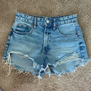 ZARA High waisted Jean Shorts